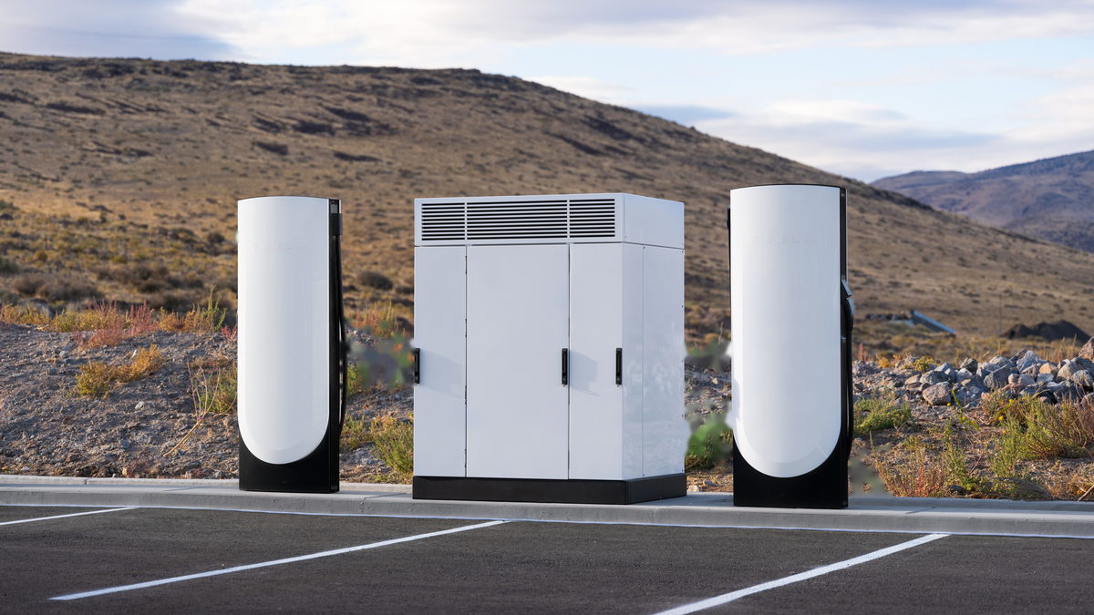 A completed ParadigmEV charging site